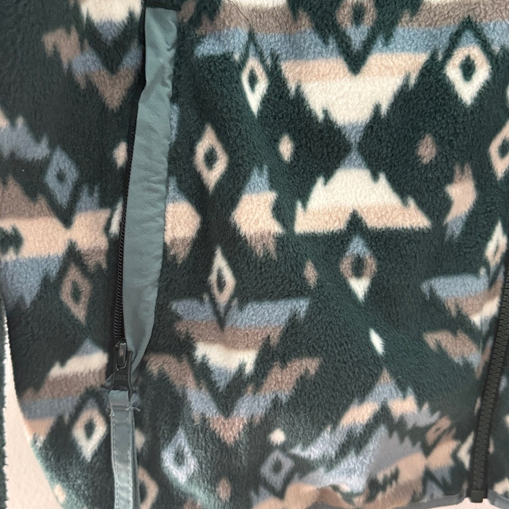 Columbia Dark Green Sherpa Jacket - Picture 3 of 5